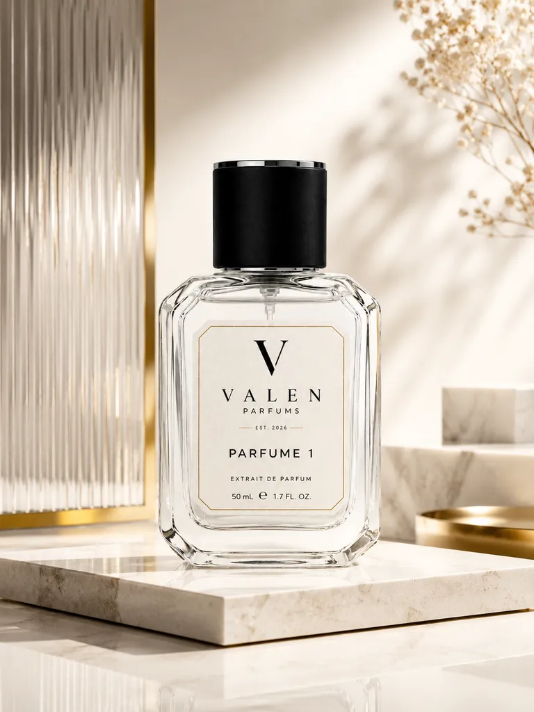 VALEN fragrance bottle - Vertex